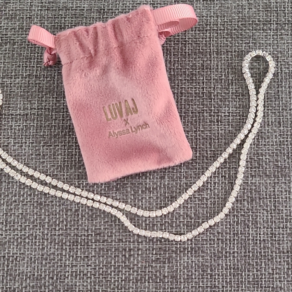 Pink Velvet Jewelry Pouch